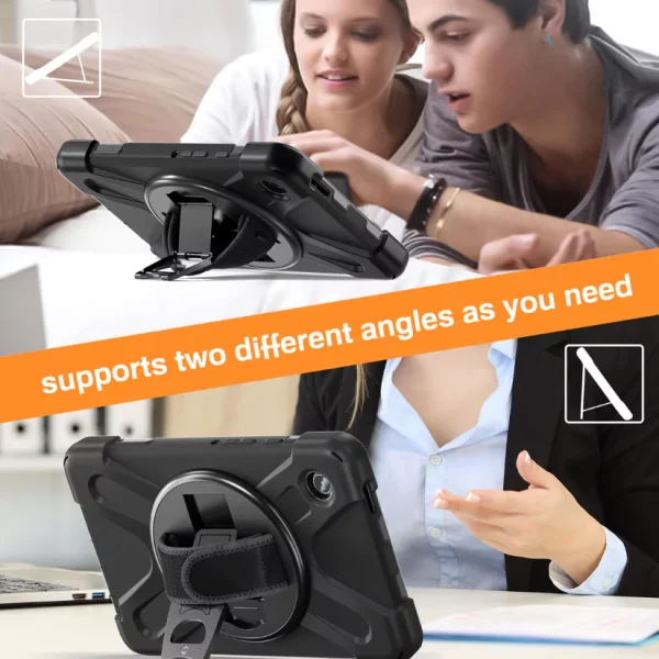 Rugged Hybrid Armor Tablet Case for Samsung Galaxy Tab A9 8.7 Inch